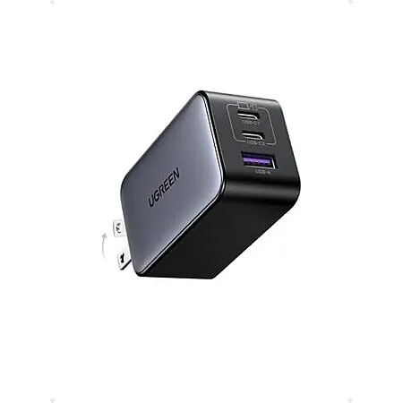 3-Port UGREEN 65W Nexode USB-C GaN Wall Block
