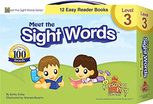Meet the Sight Words - Level 3 - Easy Reader Books (Boxed Set of 12 Books)