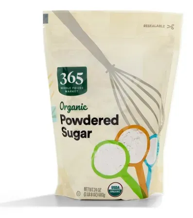 24oz 365 by Whole Foods Market Organic Powdered Sugar