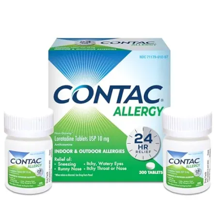 300-Count Contac Allergy Relief Tablets