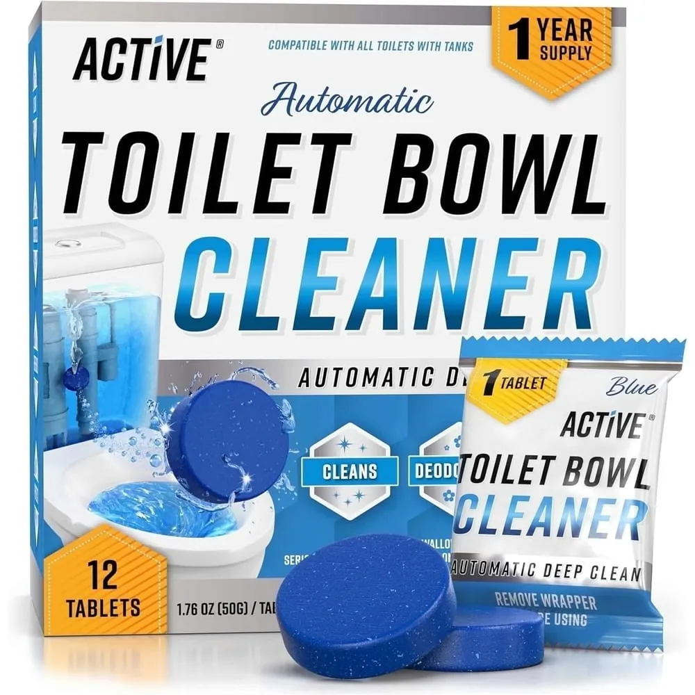 Active 12-Count Toilet Bowl Cleaner Tablets