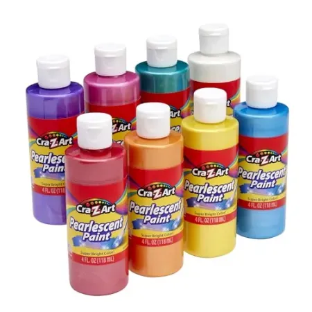 8-Count 4oz Cra-Z-Art Washable Pearlescent Paint Bulk Pack