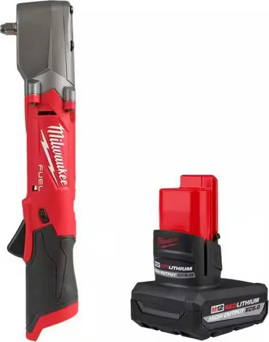 Milwaukee M12 FUEL 12V 3/8" Right Angle Impact Wrench w/ 5.0 Ah Battery Pack