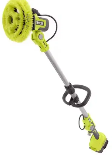 RYOBI ONE+ 18V Cordless Telescoping Soap Dispensing Scrubber (Tool Only)