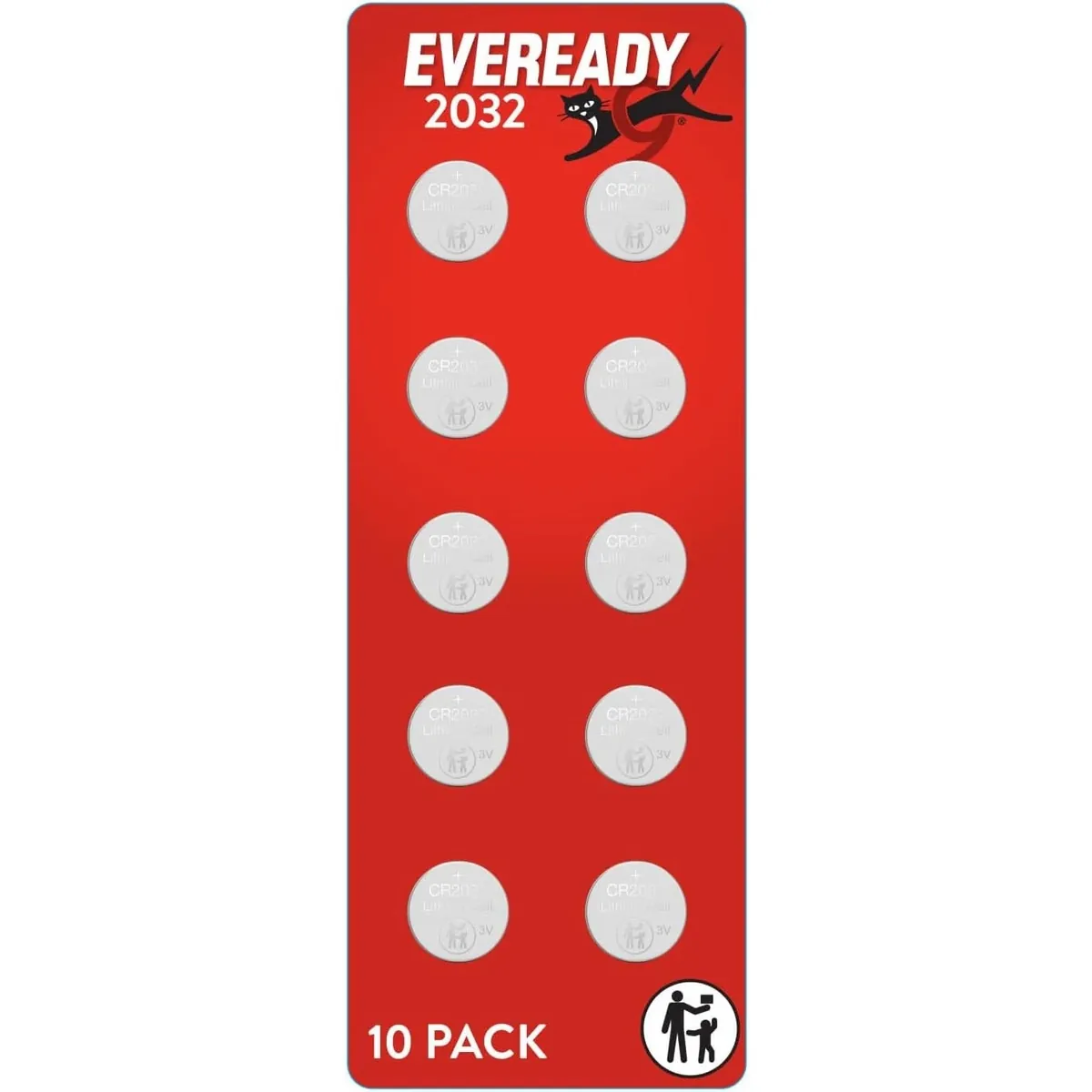 Eveready 2032 Batteries 10 Pack