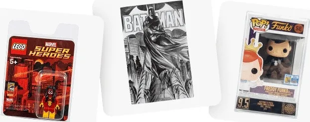 eBay San Diego Comic-Con Exclusives Deals for From $1 + shipping varies