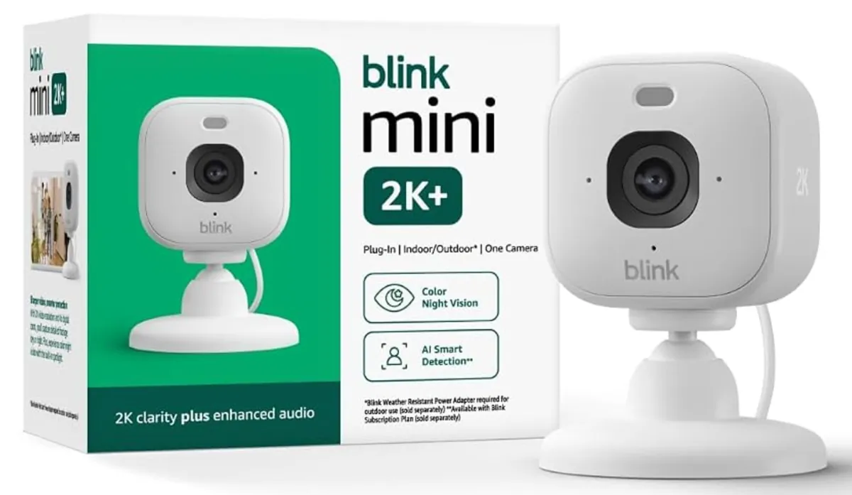 Blink Mini 2K+ Indoor Security Camera