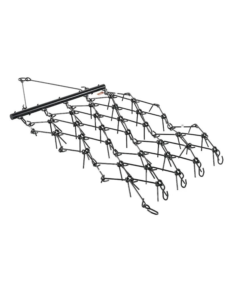 Vevor 4 x 5.6-Foot Chain Drag Harrow with 80 Teeth