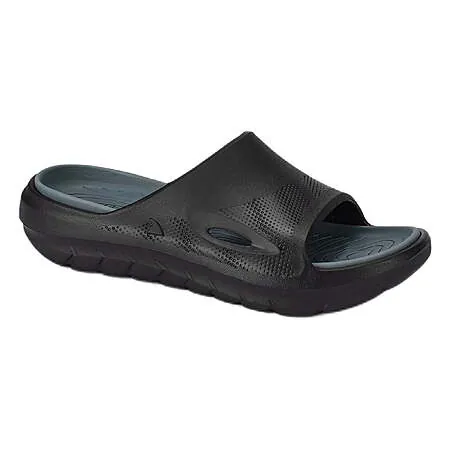 Rugged Shark Men's Manta Slide Sandals (Black)