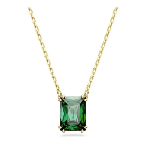 Swarovski Stilla Matrix Pendant Necklace (Green)