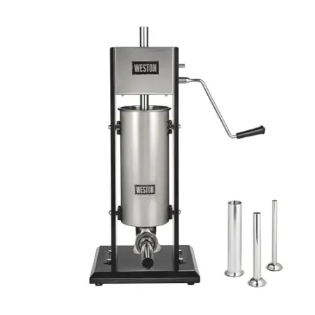 Weston Stainless Steel 11lbs Vertical Sausage Stuffer