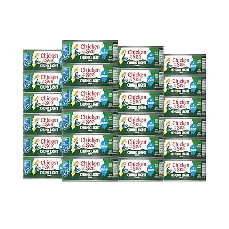 24-Pk 5-Oz Chicken of the Sea Chunk Light Tuna in Water