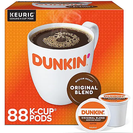 Keurig Coffee K-Cup Pods: 96-Ct (Various) from $39, 88-Ct Dunkin'