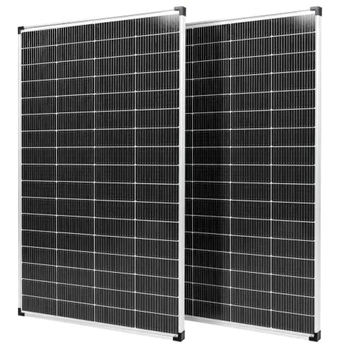 200W Monocrystalline Solar Panel 2-Pack