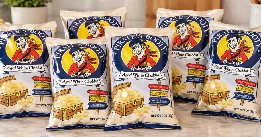 Pirate’s Booty Cheddar Puffs 1oz 6-Count
