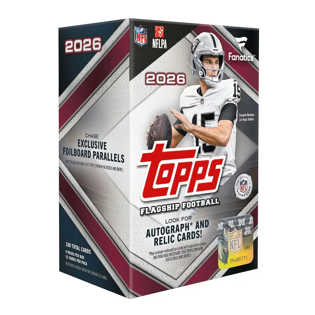 2026 Topps Flagship Football Factory-Sealed Fanatics/NFL Shop Exclusive Value Box