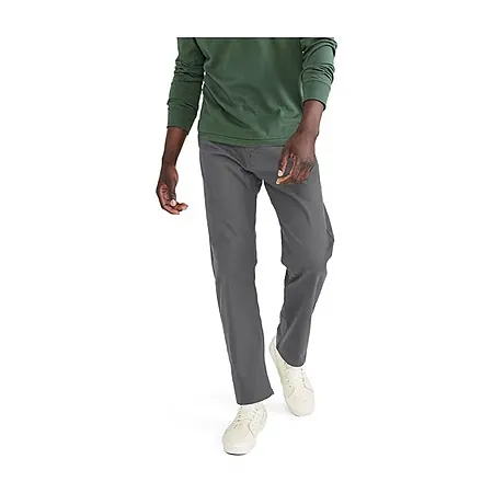 Dockers Men's Straight Fit 5-Pocket Stretch Pants (2 Colors)
