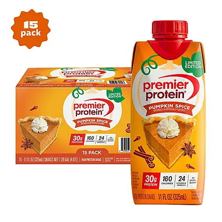 Sam's Club Members: 15-Pk 11-Oz Premier Protein Shakes (Various Flavors)