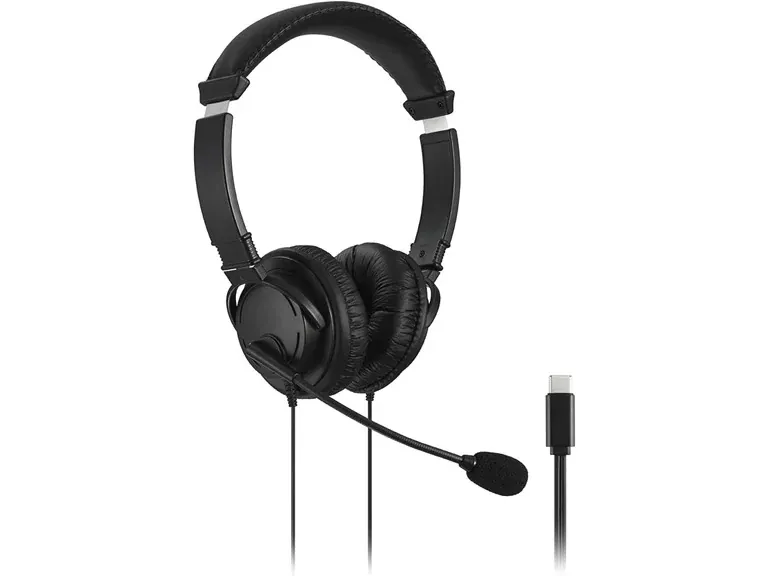 Kensington Hi-Fi USB-C Headphones w/ Noise-Cancelling Boom Microphone