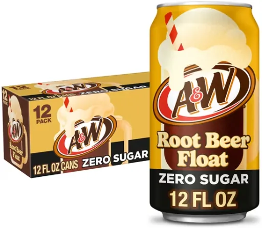 A&W Root Beer Float Soda 12-Pack