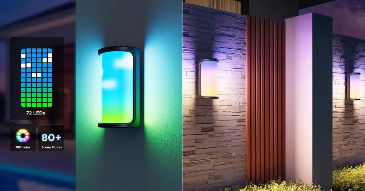 Outdoor Wall Lights Pro 2-Pack back