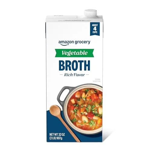 Amazon Fresh Vegetable Broth 32 Oz