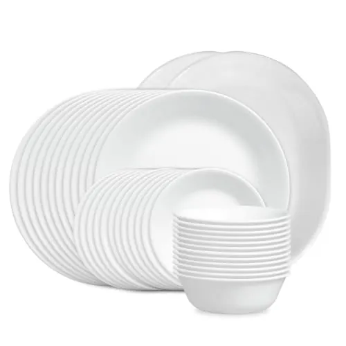 Corelle Winter Frost White 38-Piece Dinnerware Set