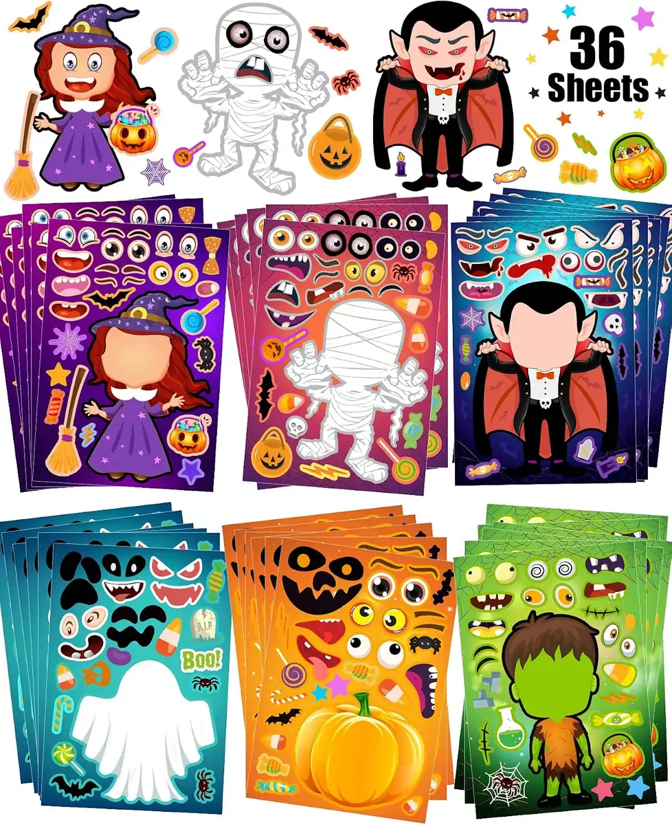 Halloween Stickers 36-count