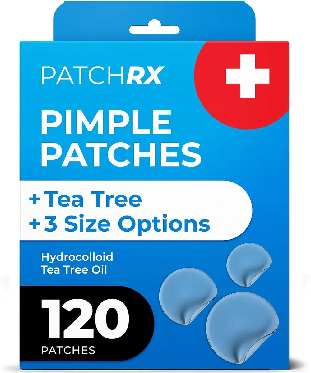 PatchRx Hydrocolloid Acne Patches 120-Count