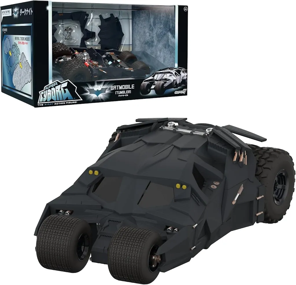 Super7 Super Cyborg Batman Batmobile Tumbler
