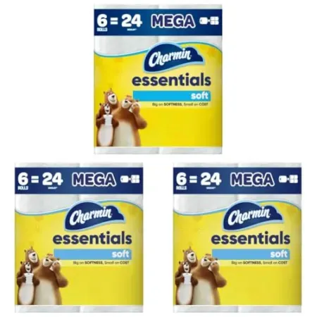 18-Count Charmin Essentials Soft Toilet Paper Mega Rolls