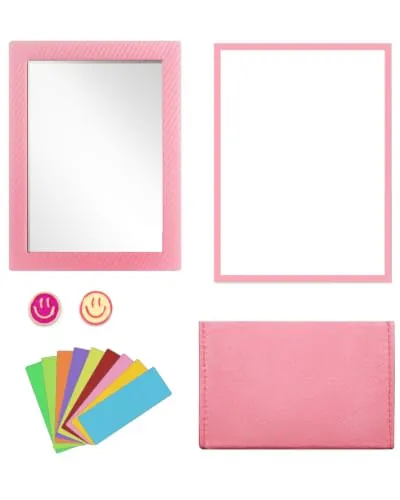 Mymazn 14-Piece Locker Accessories Kit Rose Pink