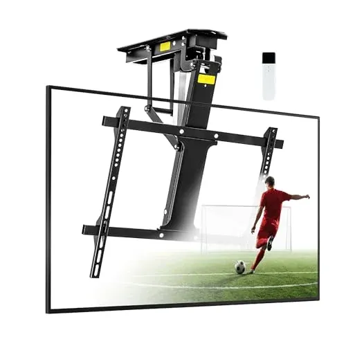 TOPSKY Electric Adjustable Ceiling 32" - 70" TV Mount w/ Remote