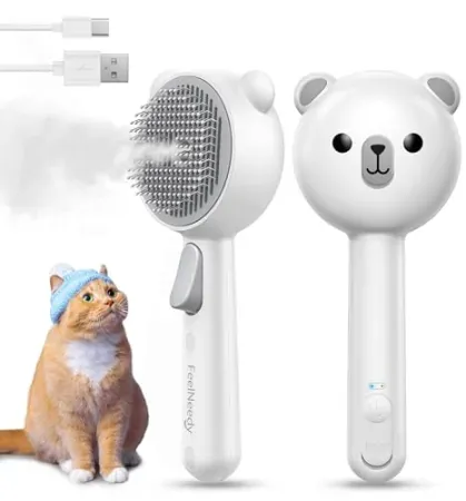 FEELNEEDY USB Rechargeable Cat Steam Brush
