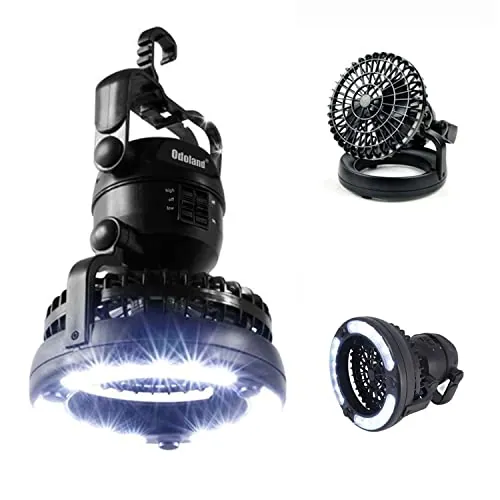 Portable LED Camping Lantern with Ceiling Fan