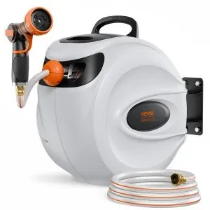 VEVOR Retractable Hose Reel 130 ft x 1/2 inch