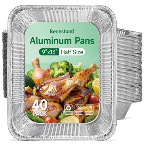 9x13" Aluminum Pans (40 Pack)