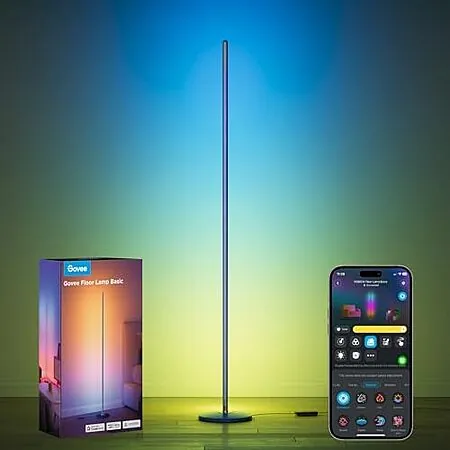 Govee RGBIC Dimmable 1000 Lumen Smart Corner LED Floor Lamp