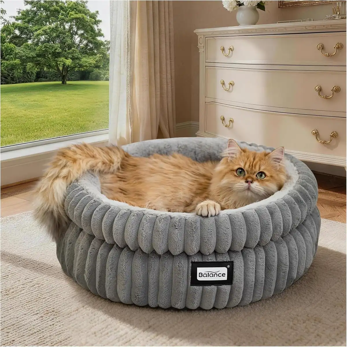 Balance Round Cat or Dog Bed