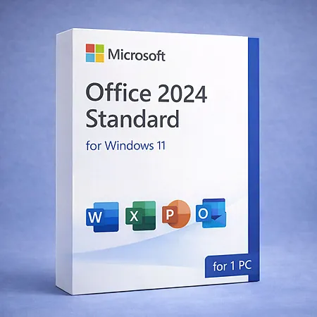 Microsoft Office Standard 2024 for Windows 10/11 (1 Device)