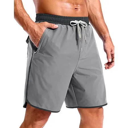 G Gradual Men's 7" Swim Trunks w/ Compression Liner (Various)