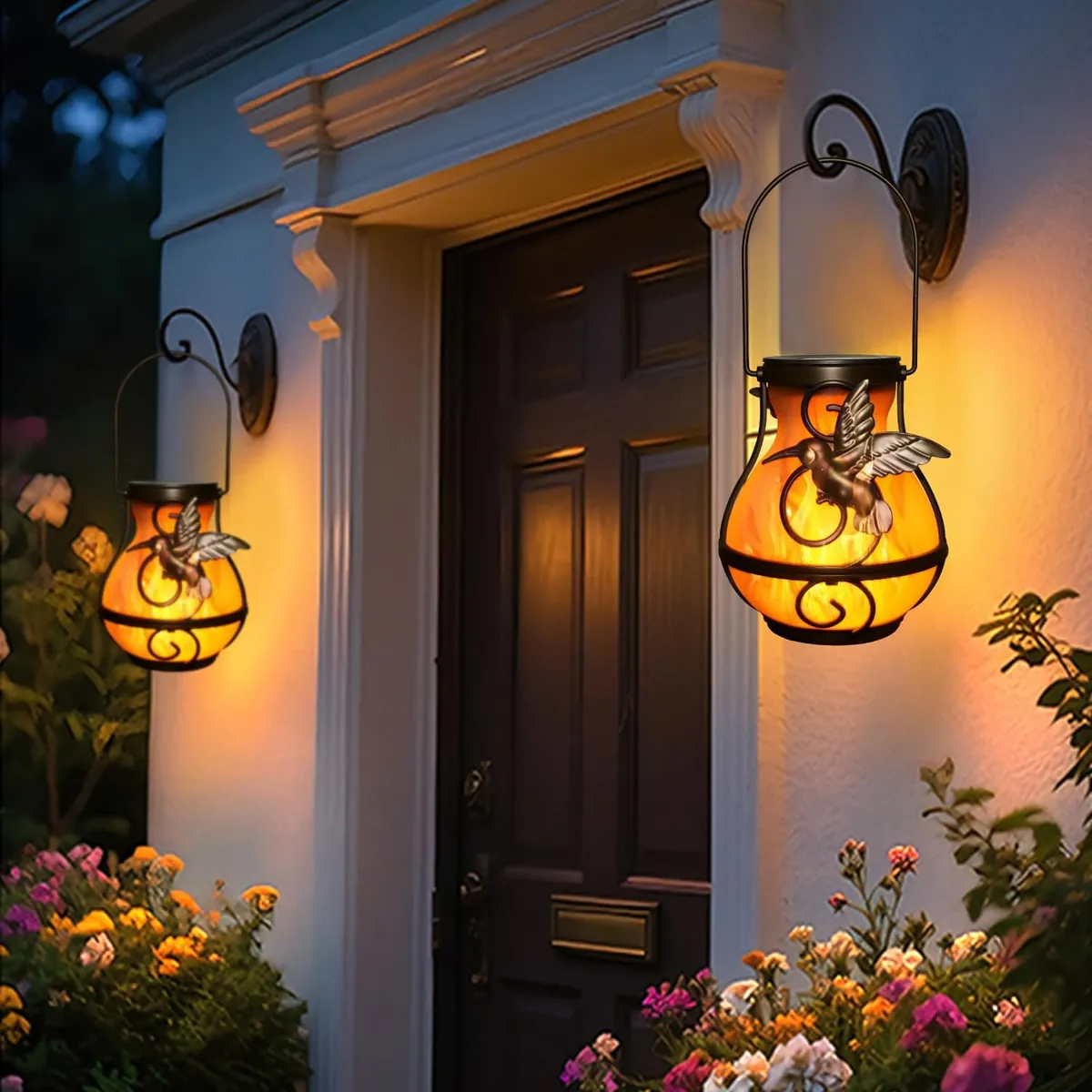Fermionix Solar Hummingbird Lanterns 2-Pack