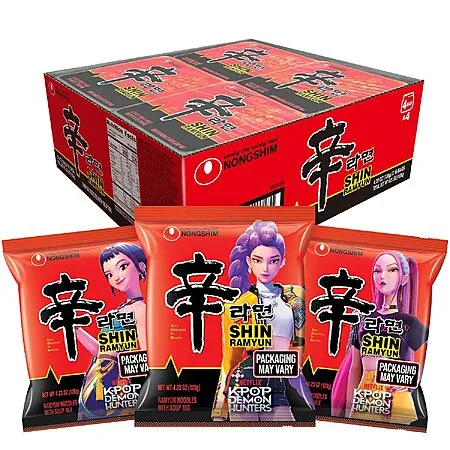 16-Pack 4.23-Oz Nongshim Shin Noodle Soup (Gourmet Spicy)