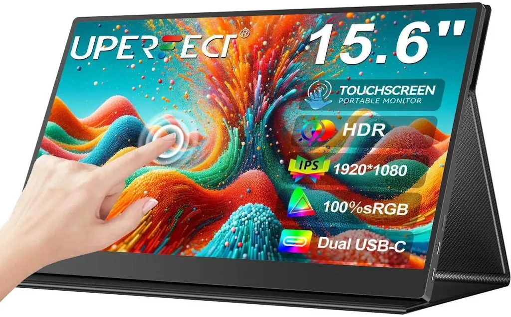 UPERFECT 15.6" FHD Touchscreen Monitor