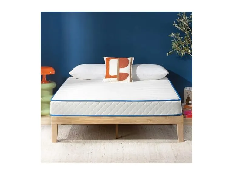 Best Price Mattress 8 Inch Bonnell Spring Hybrid Mattress, Queen
