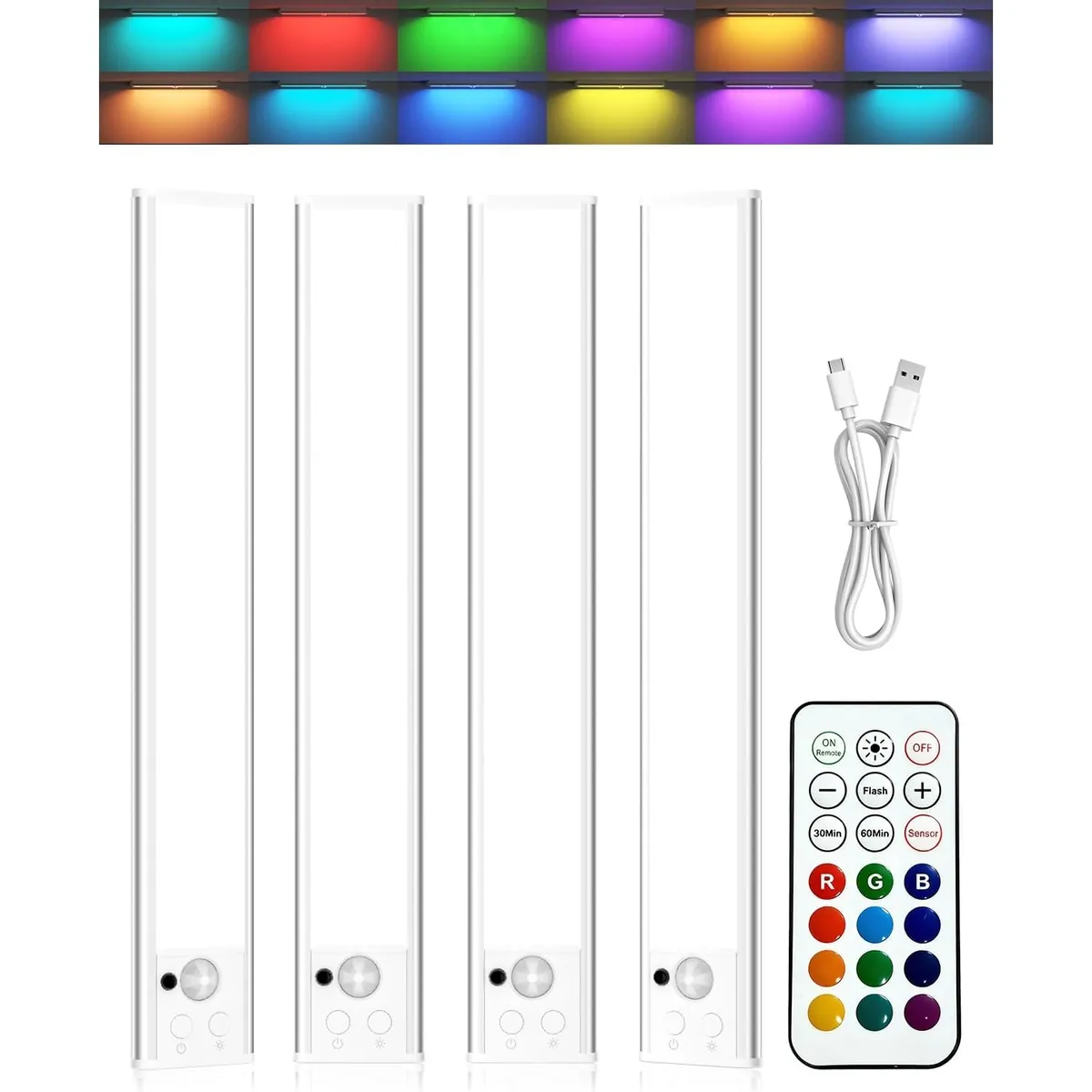 Diomart Under Cabinet Lighting 4 Pack