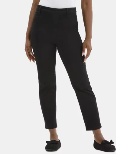 Time and Tru Women's High Rise Straight Leg Jeggings, 27.5" Inseam