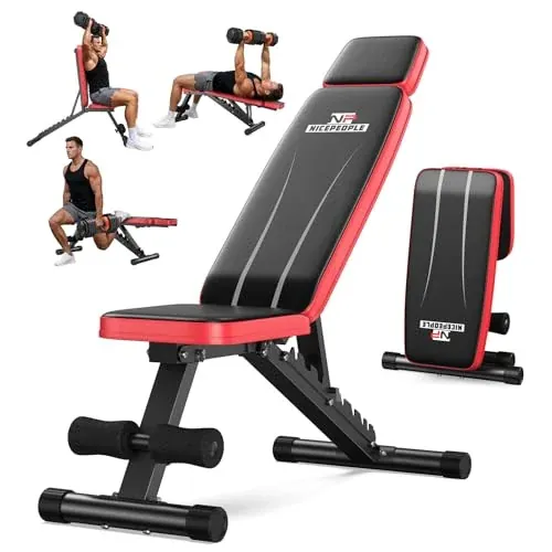 Adjustable Weight Bench up to 6'2"