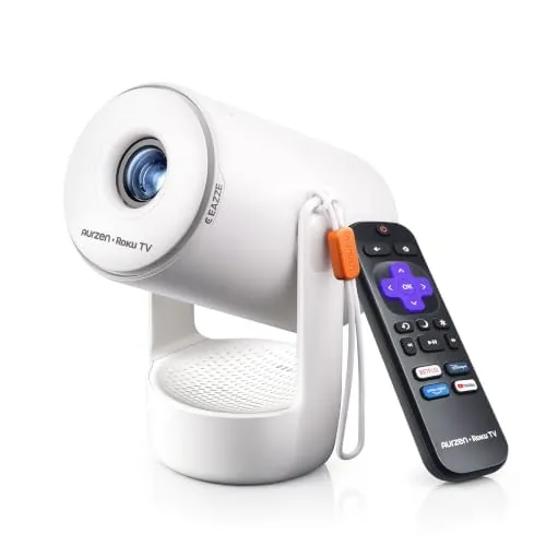 Aurzen E1R Roku Smart Portable Projector