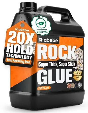 1-Gallon Shabebe Ultra-Stick Mulch Bond Gravel Binder & Rock Adhesive